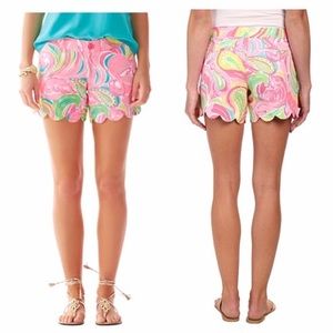 Lilly Pulitzer buttercup short, flamingle print